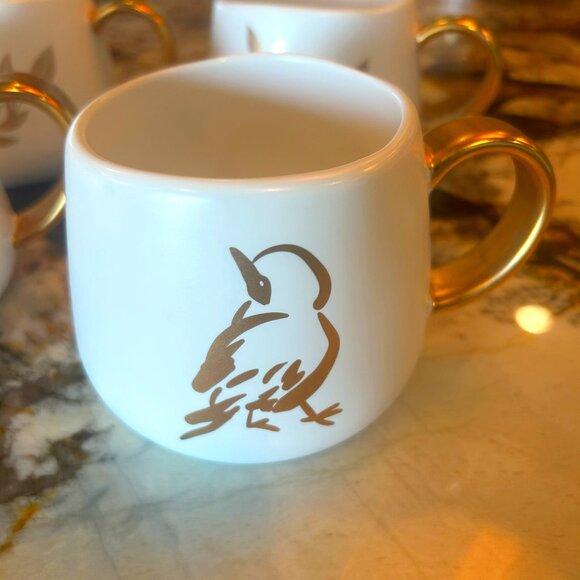 NWOT Rosanna Fall Tea Coffee Mugs Set Of 4 Thanksgiving Mug - Picture 7 of 14